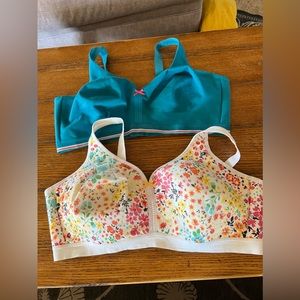 Cacique wire free bras size 46DDD